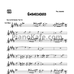 Ноты Paul Desmond - Embarcadero - предпросмотр