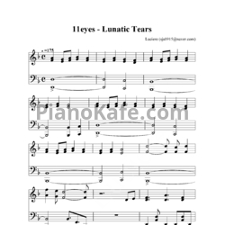 Ноты Ayane - Lunatic tears