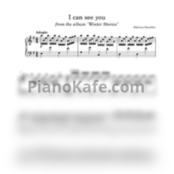 Ноты Fabrizio Paterlini - I can see you - предпросмотр