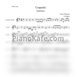 Ноты Adrien Moignard - Coquette - предпросмотр