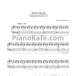 Ноты David Nevue - Echo canyon - предпросмотр
