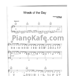 Ноты Anna Nalick - Wreck of the Day - предпросмотр