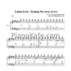 Linkin park pushing away. Linkin Park pushing me away. Pushing me away Ноты. Ноты минус Linkin Park. From the inside Linkin Park Ноты для фортепиано.