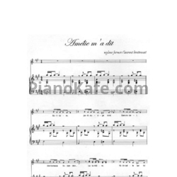 Ноты Alizee - Amélie M'a dit (2)