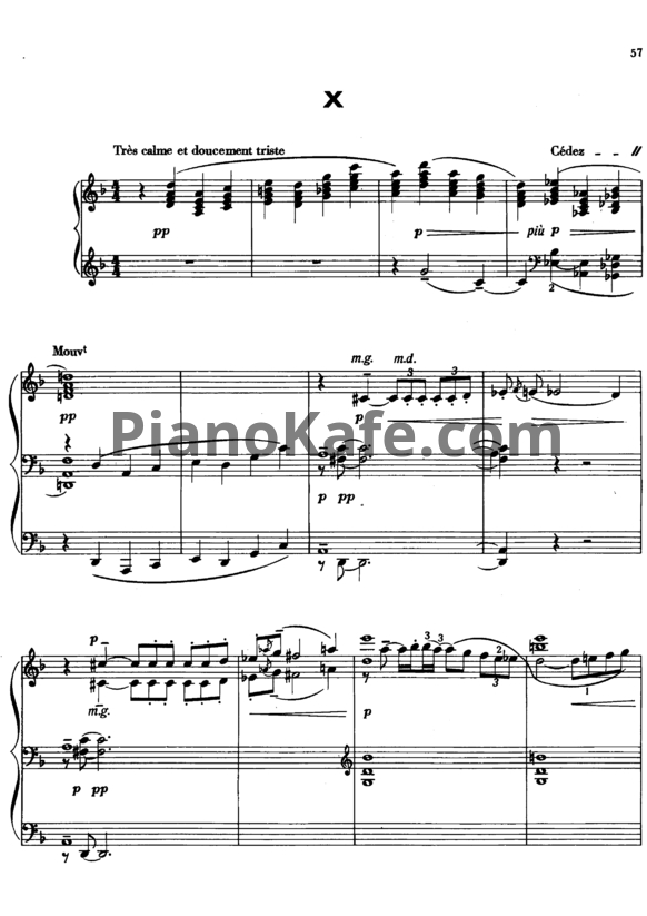 Ноты Claude Debuss - Канопа - PianoKafe.com