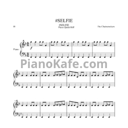 Ноты The Chainsmokers - Selfie - предпросмотр
