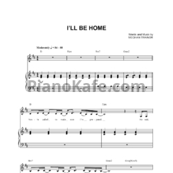 Ноты Meghan Trainor - I’ll be home - предпросмотр