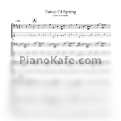 Ноты Tom Barabas - Dance of spring - предпросмотр