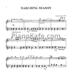 Ноты Yanni - Marching Season - предпросмотр