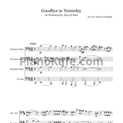 Ноты Boyz II Men - Goodbye to yesterday (Партитура) - предпросмотр