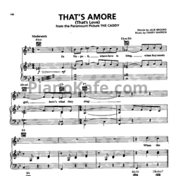 Ноты Dean Martin - That's amore