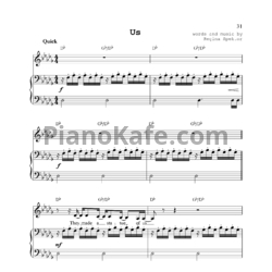 Ноты Regina Spektor - Us - предпросмотр