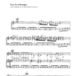 Ноты Eurythmics - Greatest hits - предпросмотр