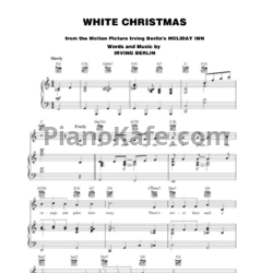 Ноты Irving Berlin - White Christmas - предпросмотр