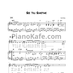 Ноты Joni Mitchell - See you sometime - предпросмотр