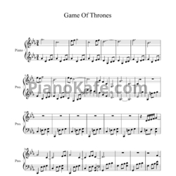 Ноты Ramin Djawadi - Ice and Fire (Версия 4) - предпросмотр