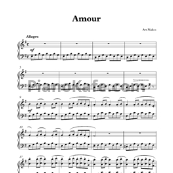 Ноты Art Makos - Amour