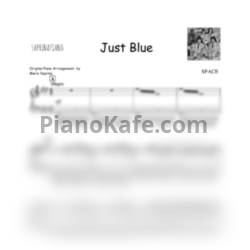 Ноты Space - Just blue (SaprinaPiano cover) - предпросмотр