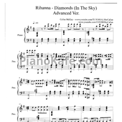 Ноты Rihanna - Diamonds (In the sky) - предпросмотр