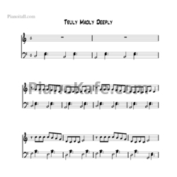 Ноты One Direction - Truly madly deeply - предпросмотр