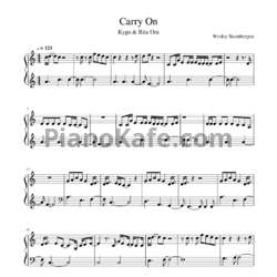 Ноты Kygo & Rita Ora - Carry on - предпросмотр