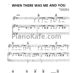 Ноты Jamie Houston - When there was me and you - предпросмотр