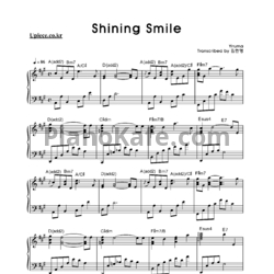 Ноты Yiruma - Shining smile - предпросмотр