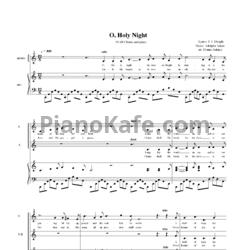 Ноты Adolphe Adam - O, holy night - предпросмотр