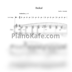 Ноты Andrew Jasinski - Baikal - предпросмотр