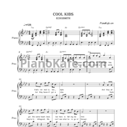 Ноты Echosmith - Cool kids
