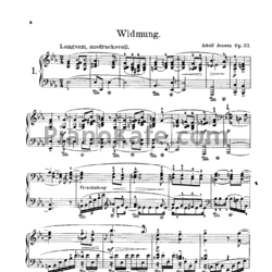 Ноты А. Йенсен - Песни и танцы для фортепиано (Op. 33) - предпросмотр