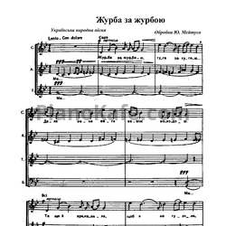 Ноты Юлий Мейтус - Журба за журбою - предпросмотр