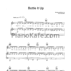 Ноты Sara Bareilles - Bottle it up - предпросмотр