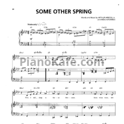 Ноты Billie Holiday - Some other spring - предпросмотр