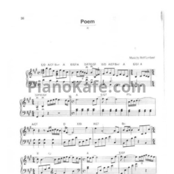 Ноты Secret Garden - Poeme - предпросмотр