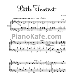 Ноты Артём Тетерин - Little foxtrot - предпросмотр