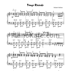 Ноты Richard Galliano - Tango Ricordo - предпросмотр
