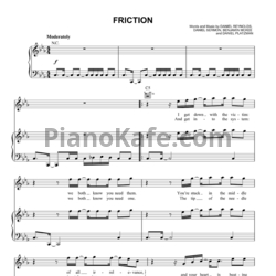 Ноты Imagine Dragons - Friction - предпросмотр