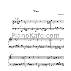 Ноты Brian Crain - Water - предпросмотр
