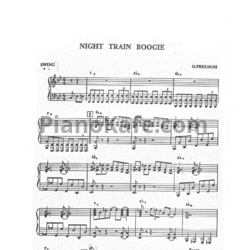Ноты O. Freedom - Night train boogie - предпросмотр