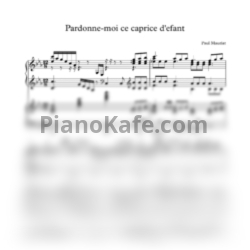 Ноты Paul Mauriat - Pardonne-moi ce caprice d'efant (Переложение для 2 фортепиано) - предпросмотр