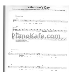 Ноты Linkin Park - Valentine's day (Версия 2) - предпросмотр