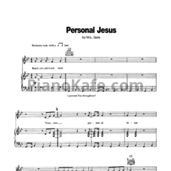 Ноты Marilyn Manson - Personal Jesus - предпросмотр