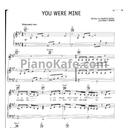 Ноты Dixie Chicks - You were mine - предпросмотр
