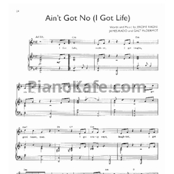 Ноты Nina Simone - Ain't Got No - предпросмотр