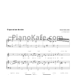 Ноты Antonio Carlos Jobim - O que vai ser de mim - предпросмотр