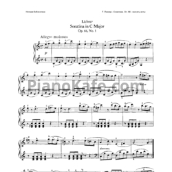 Ноты Генрих Лихнер - Сонатина до мажор (Op. 66) - предпросмотр