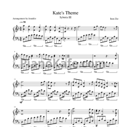 Ноты Inon Zur - Kate theme - предпросмотр