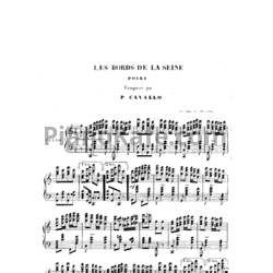 Ноты Peter Cavallo - Les bords de la Seine, Op.12