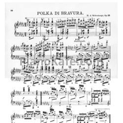 Ноты Герман Волленгаупт - Бравурная полька (Соч. 10) - предпросмотр